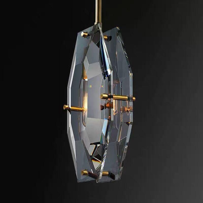 Vintage Crystal Pendant Lighting Luxury Design Art Lamp for The Dining Hallway Lamp Bedside Pendant Lamp (WH-AP-139)