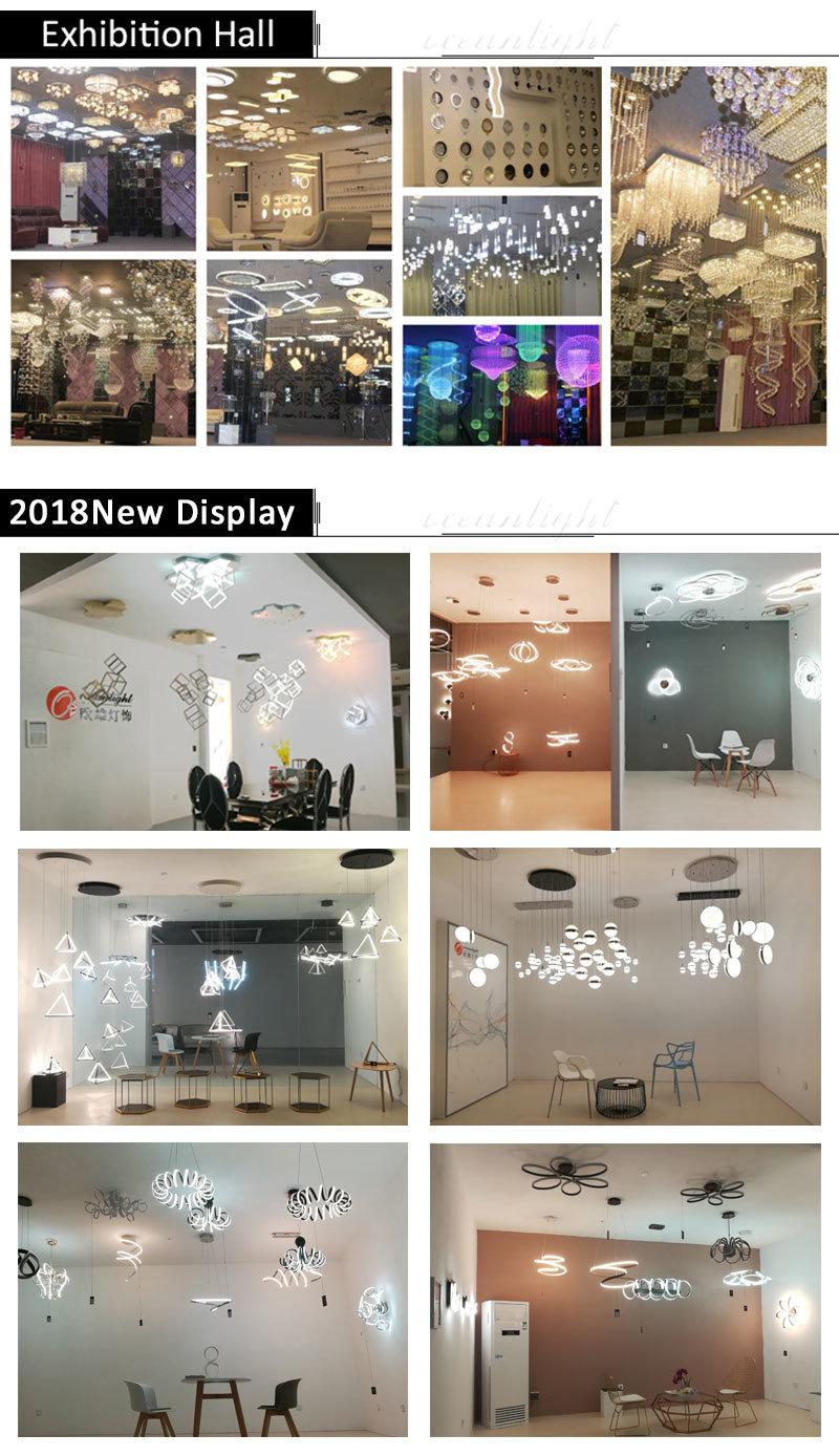 Modern Pendant Crystal Light Decorative Hanging Pendant Light Om756-35