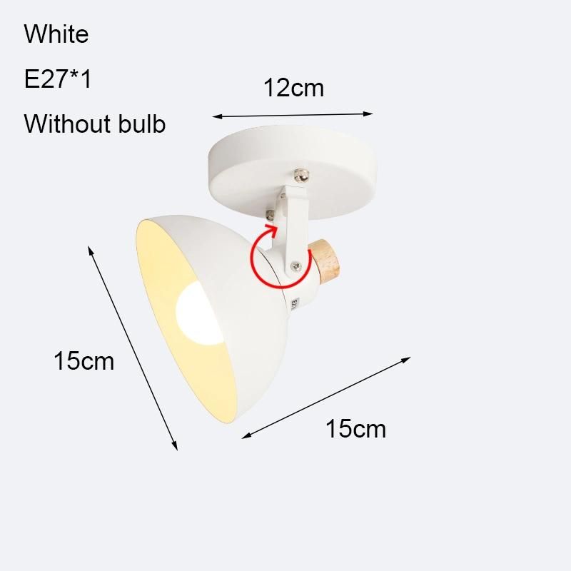 Wooden Ceiling Lamp Modern LED Ceiling Light for Bedroom Living Room Corridor Kitchen Indoor Lighting (WH-WA-21)