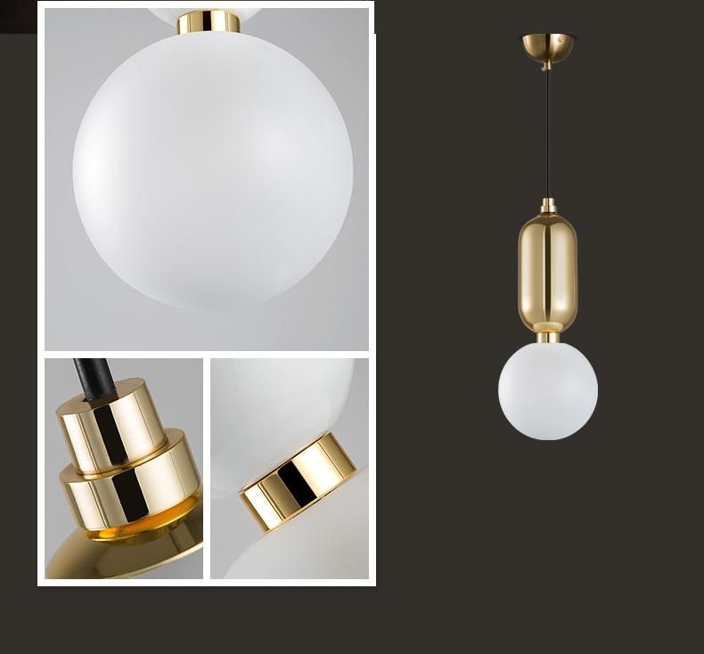 Nordic Modern Simple Glass Ball Pendant Lamp