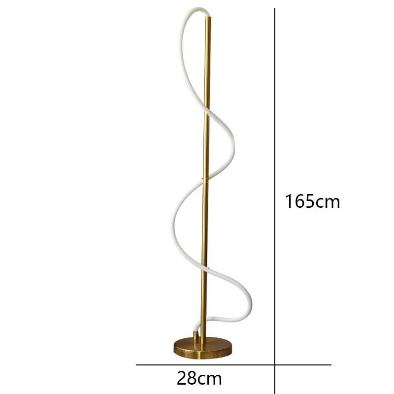 Floor Lamp Extremely Simple Light Luxury Modern Simple Creative Line Bedroom Living Room Floor Lamp (WH-MFL-103)
