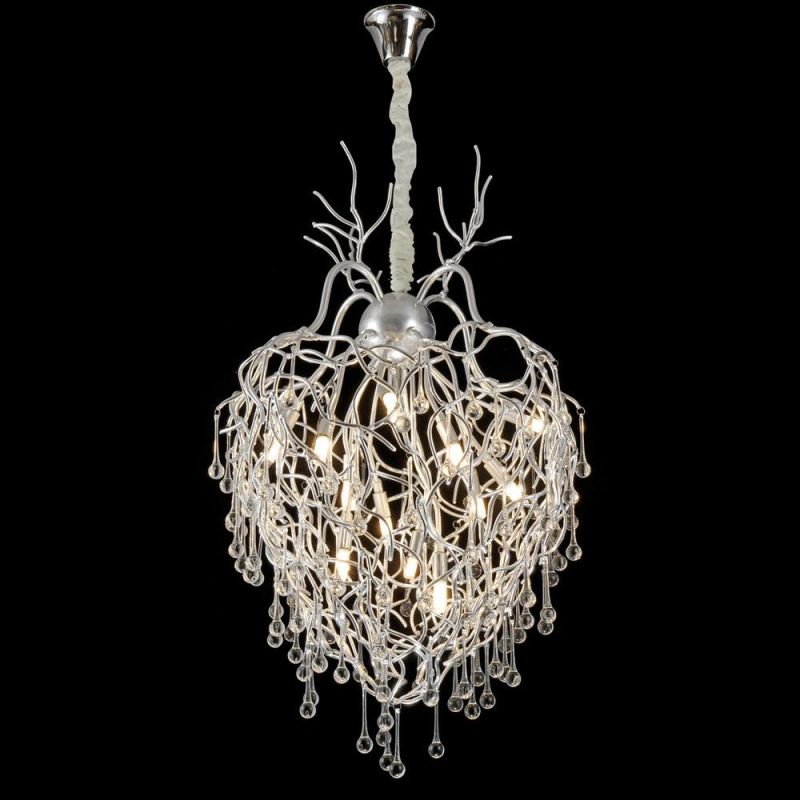 2022 Contemporary Sliver Ball Hanging Light Chandelier Luxury Pendant Light Fixtures