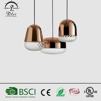 2017 Newest Glass Personality Pineapple Pendant Light for Villa Decoration
