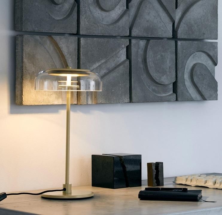 Modern Designer Glass Table Lamp Standing Reading Lighting Bedside