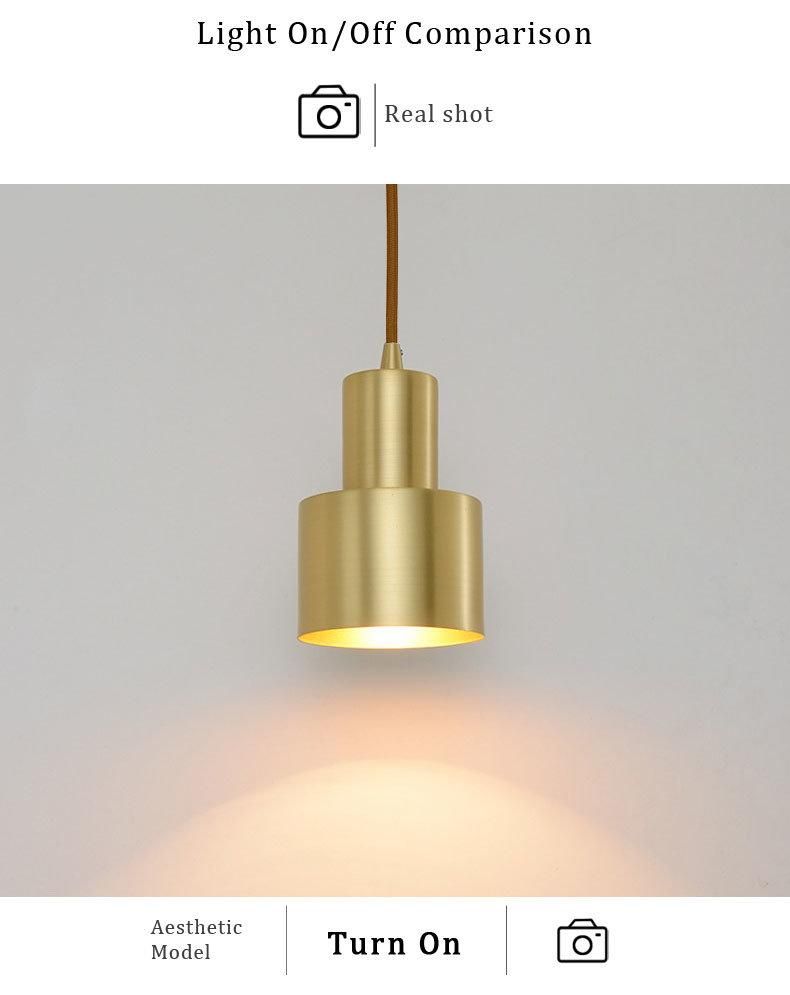 LED Industrial Pendant Light Design Minimalist Light for Home Decor Over Dining Table Reading Lamp (WH-AP-108)