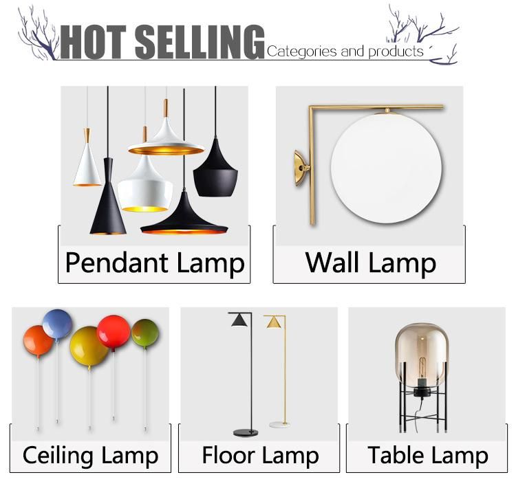 Vintage Luxury Ceiling Aluminum Acrylic Brass LED Pendant Light