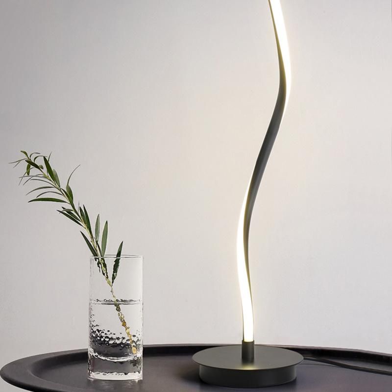 Line Shade Industrial Style Modern Design Table Lamp Desk Lamp