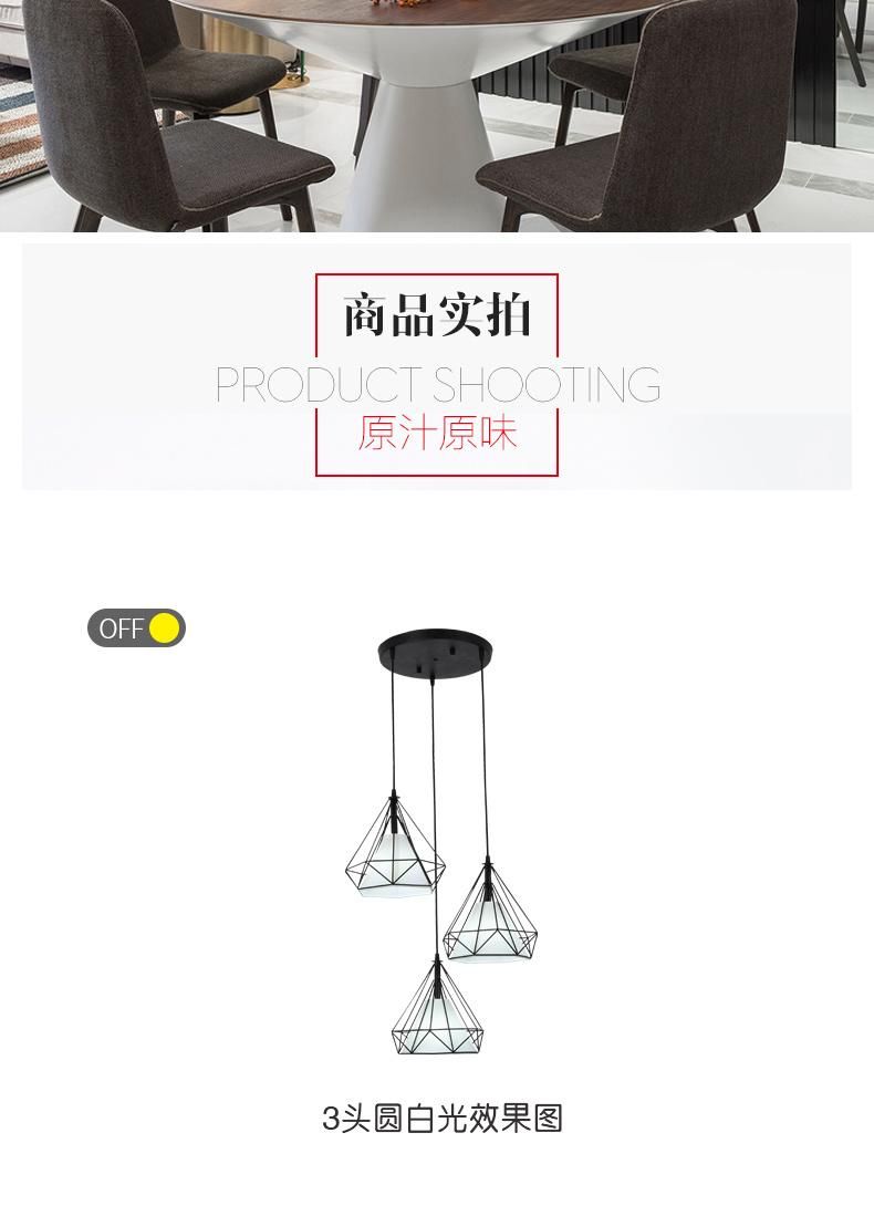 48W Home Decoration Lamp Silicone LED Art Bar Fashion Chandelier Pendant Lamp
