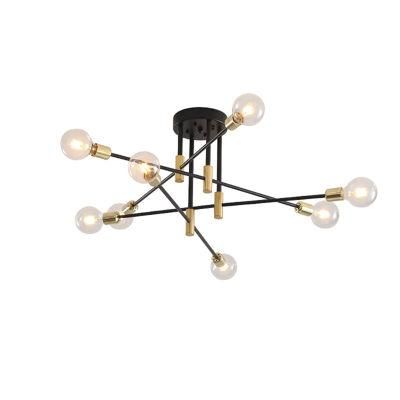 Nordic Creative Modern Chandelier Indoor Minimalist Lighting Living Room LED Ceiling Lamp