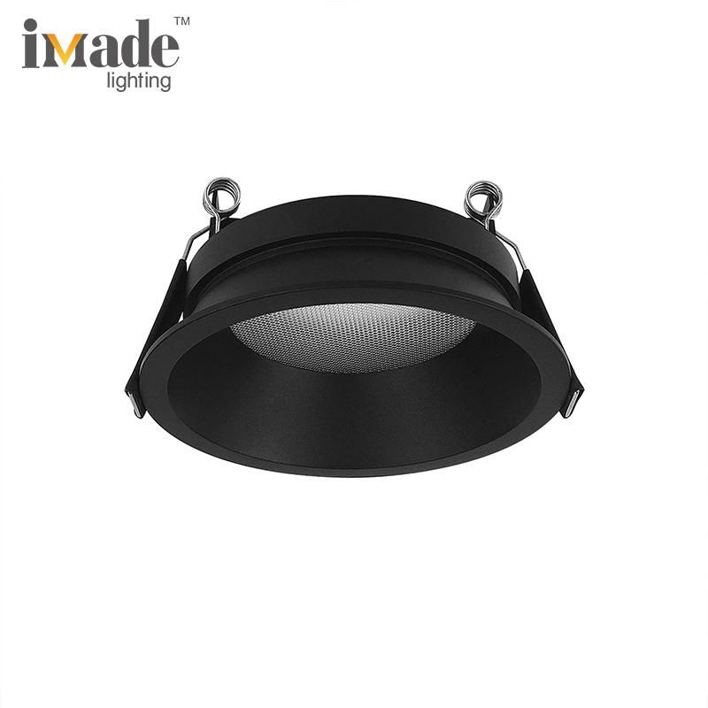 Home Office Modern Aluminum Housing Anti Glare SMD Indoor Recessed LED Downlight