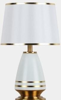 Light Luxury Post-Modern Ceramic Table Lamp European Bedroom Bedroom Lamp Soft Model Room Hotel