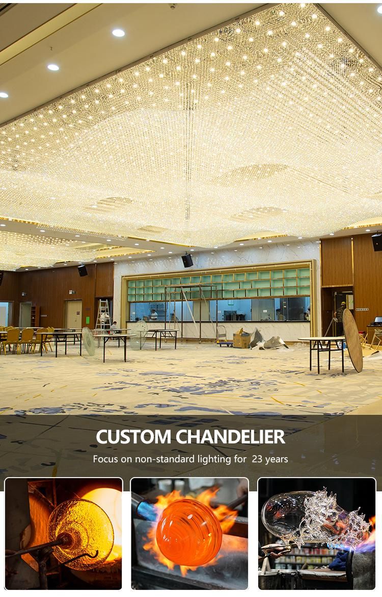 New Product Decor Luxury Hotel Lobby Clubhouse Villa Engineering Project Ceiling Chandelier