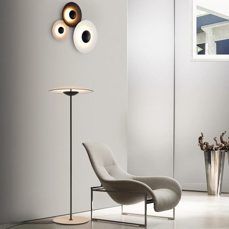 Nordic Floor Lamp LED Modern Iron Wood Color Floor Lamps Minimalist Corner LED Floor Lamp (WH-MFL-76)