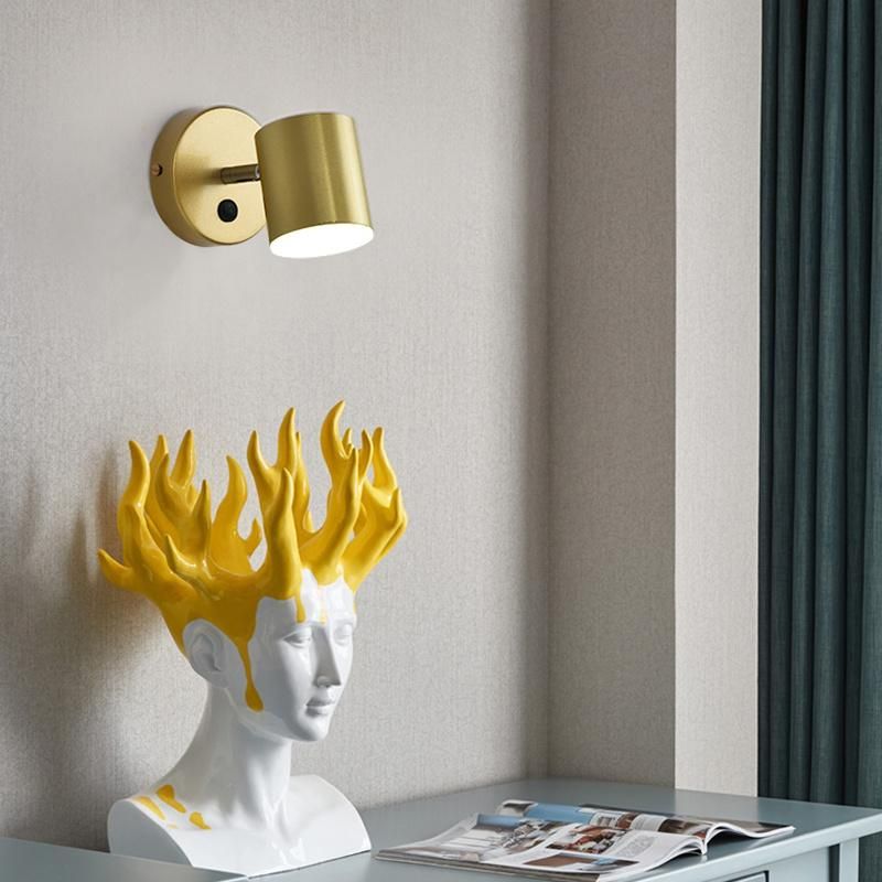 Wall Lamp Ins Wind Bedroom Bedside Living Room Study LED Lamps