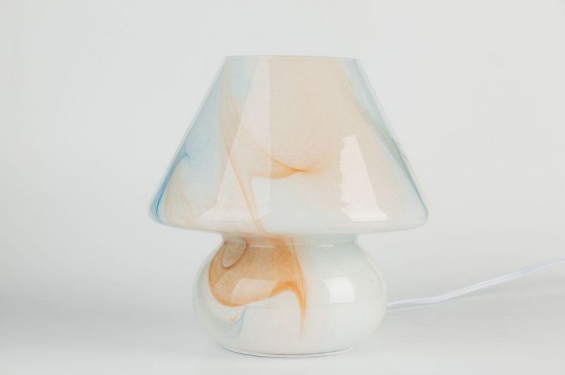 Murano Mini Glass Mushroom Lamp