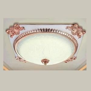 Square Glass LED Ceiling Lamp for Bedroom Decorative (CH107)
