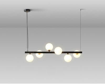 Modern Simple Glass Study Chandelier