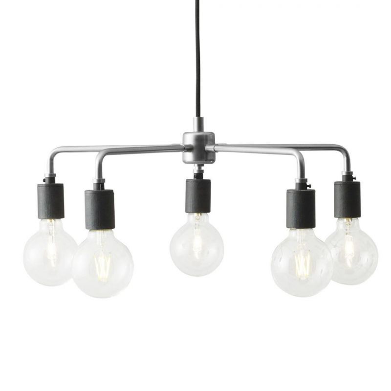 Brass Stainless Steel Industrial Retro LED Bulb Pendant Lighting