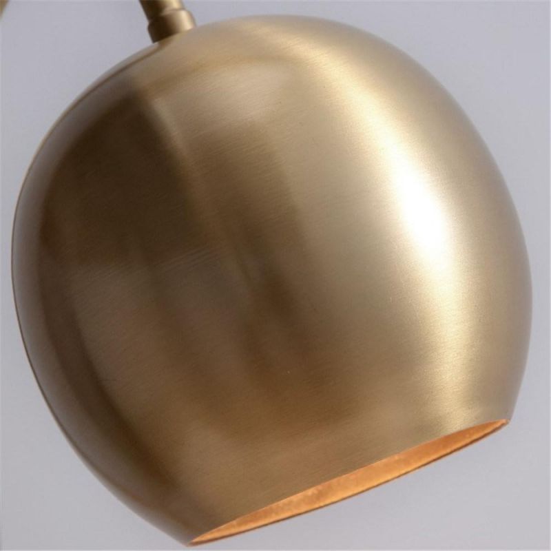 Modern Nordic Copper Plated Retro Table Lights Art Deco LED Desk Lamp Simple Study Reading Lamps Cafe Bedroom Bedside Table Lamp