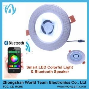 Unique Design Bluetooth Speaker LED Spotlight for Smart Home Appliance