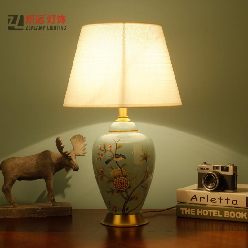 Chinese Decorative Rural Ceramic Lamp for Bedroom Reading Light (TL8071)