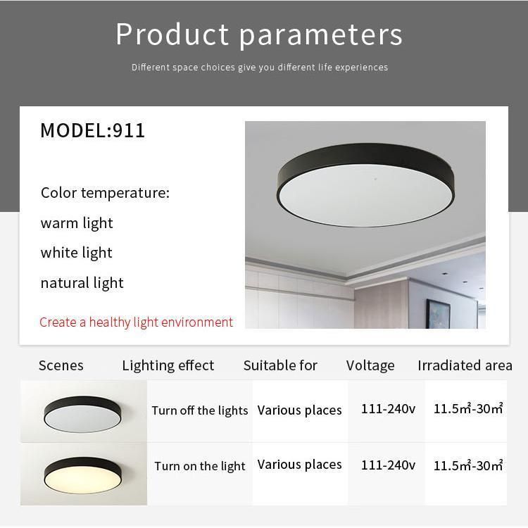 LED Ceiling Light Motion Sensor and Remote Decorative Lights
