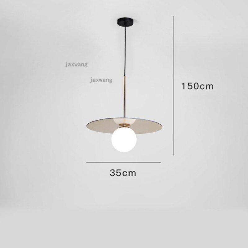 Modern Glass Lamp LED Loft Nordic Minimalist Pendant Lamp Restaurant ceiling Chandelier Bedroom Pendant Lamp (WH-AP-214)