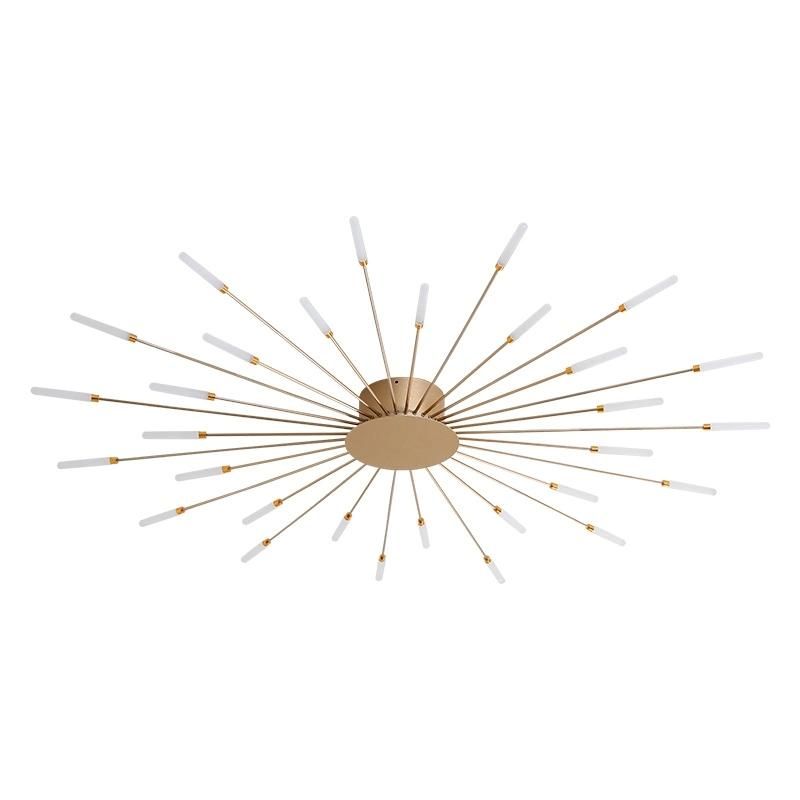 Masivel Factory Brass Modern Stylist LED Ceiling Light with Acrylic Cover Indoor Decorative LED Light