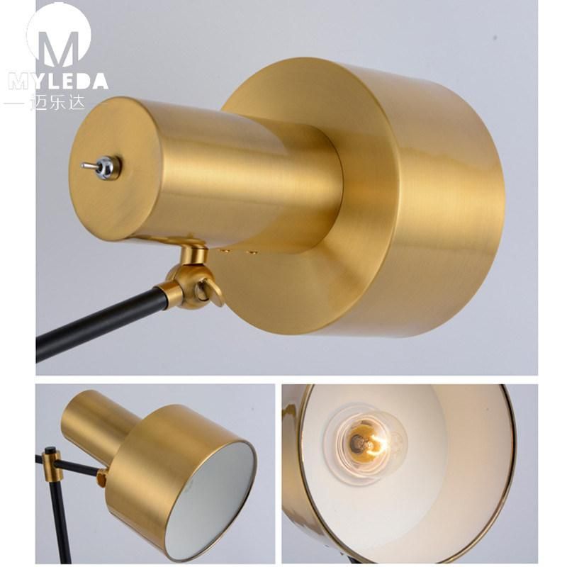 Modern Simple Adjustable Head Table Desk Lamp Night Stand Light
