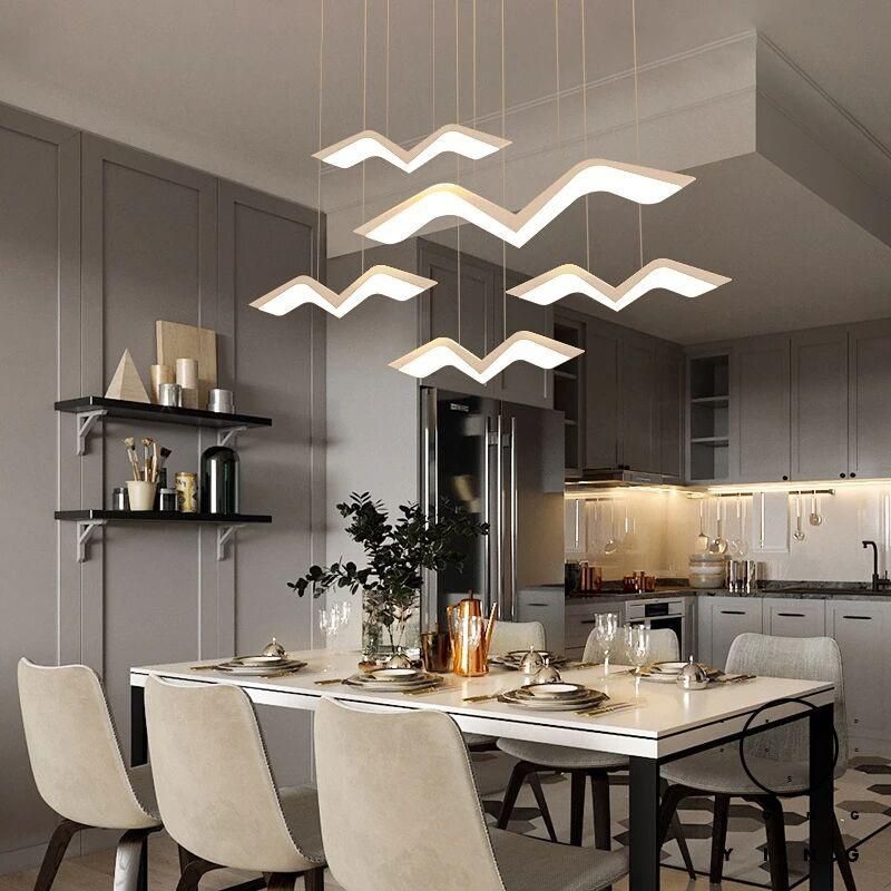 Dining Room LED Chandelier Creative Modern Light Dining Room Pendant Lamp