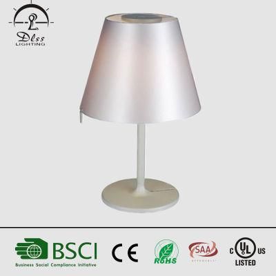 White Shape Fabric Table Lamp for Reading Lighting Bedroom