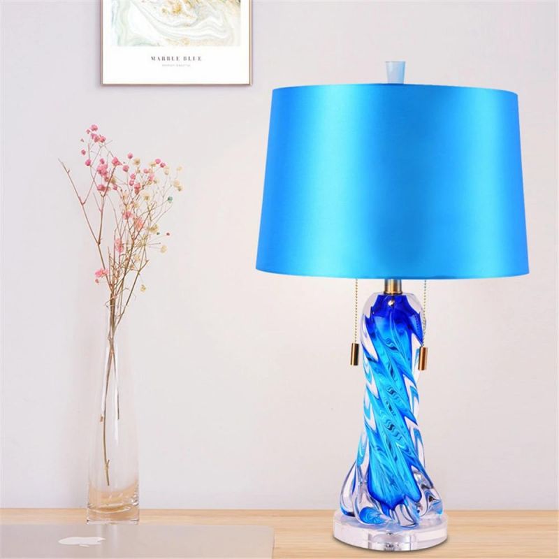 Designer Crystal Table Lamp Living Room Home Decor Table Lights Modern Simple Bedroom Bedside Lamp Parlor Glass Lights Fixtures