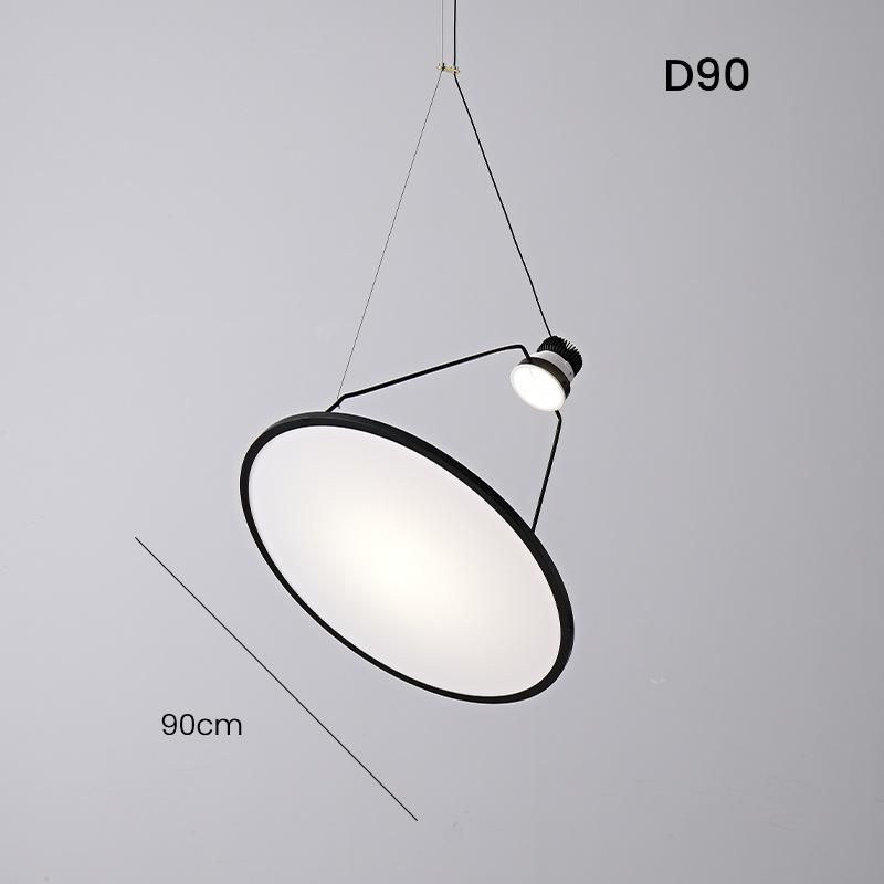 Nordic Round Pendant Light Designer Drop Light Modern Stainless Steel Pendant Lamp Villa Hall Suspension Lamp (WH-AP-138)