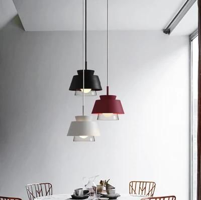 Nordic Iron Pendant Lamp Decor E27 Roth Scandinavian Contemporary Conical Shaped Pendant Lamp (WH-AP-316)