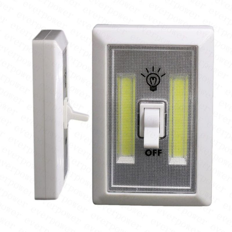 Self Stick COB LED Wall Night Lighted Wireless Switch Light