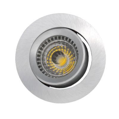 Round Tilt Lighting Fixture GU10 MR16 Downlight Housing Holder (LT2208)