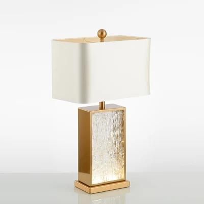 High Quality Hotel Project Glass Table Lamp