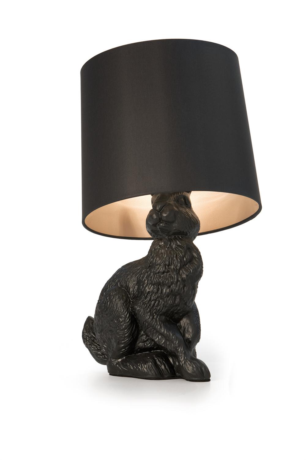 New Nordic Design LED Table Lamp Animal Night Lamp for Child Black Rabbit Desk Lamp