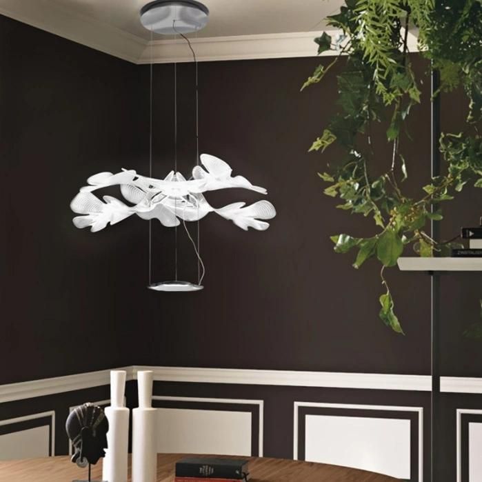 High Quality Leaf Big Chandelier Decorative Room LED Pendant Lamp