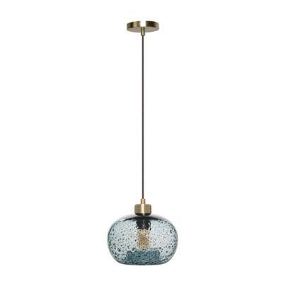 Mini Modern Blue Glass Pendant Light for Restaurant