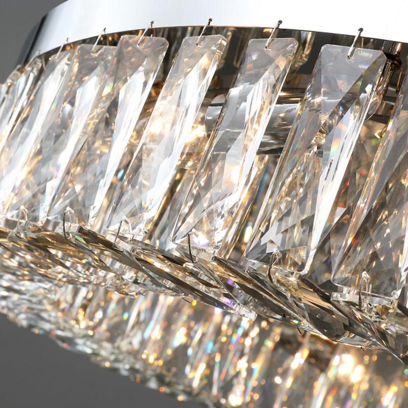 Modern Crystal Ceiling Lamp Creative Living Room LED Lighting Bedroom Pendant Light