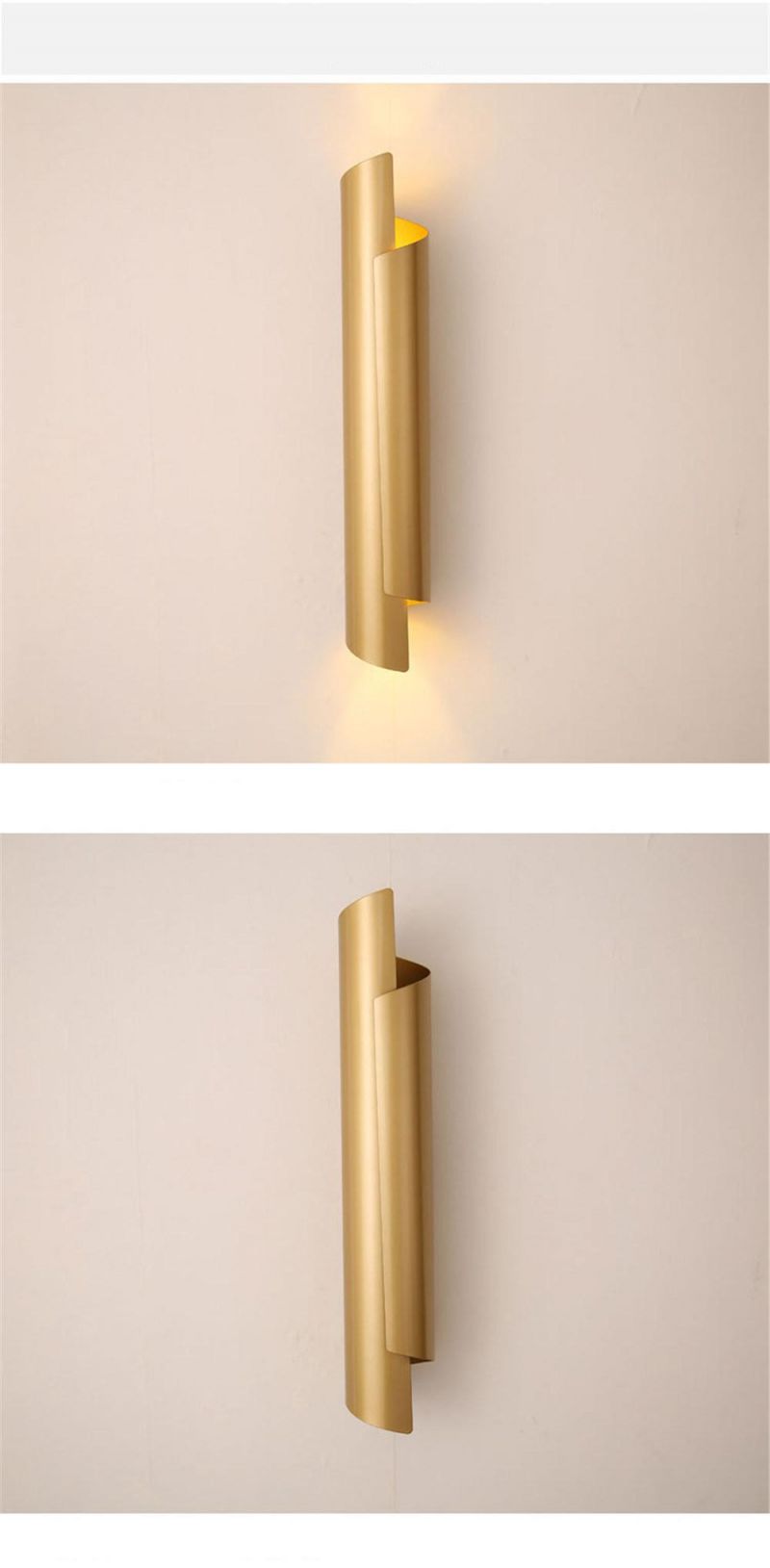 Bedside Wall Lamp Nordic Living Room Lamp Modern Bedroom Aisle Decoration Lamp Iron Simple Engineering Lamp