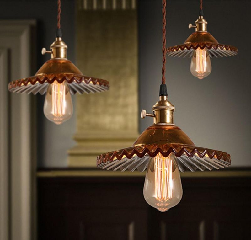 Indoor LED Modern Decor Glass Chandelier Pendant Lamp