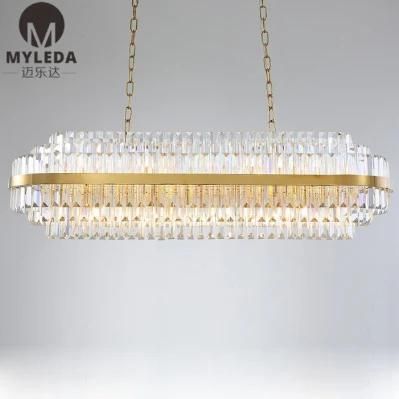 K9 Clear Glass Crystal LED Chandelier Pendant Light Lamp