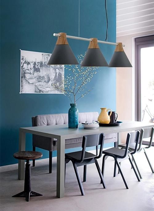 Modern Lighting Hanging Pendant Light E27 Wood Base Six Colors Indoor Lamp