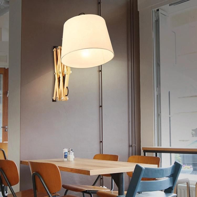 Adjustable Modern Solid Wood Creative American Vertical Table Lamp