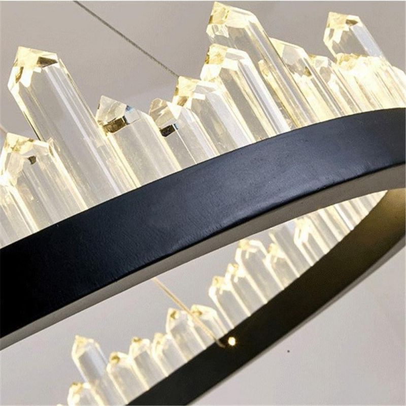 Modern Crystal Pendant Lights Living Room Kitchen Bedroom Hanging Light Fixtures Dining Room Modern Decor Hanging Lamps