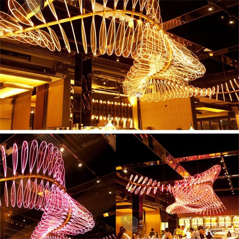 Custom Bar Decoration Colorful Chandelier KTV Bar Special Atmosphere Personalized Creative Special-Shaped Horse Running Bar Lamp