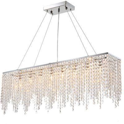 Crystal Indoor Lighting Modern Chandelier Lamp Luxry Pendant Lamp for Living Room Dining Room