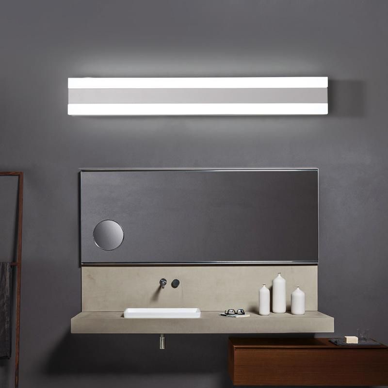 Zhongshan Factory IP44 Bathroom Home Decorative Lighting Acrylic LED Mirror Lamp Wall Light